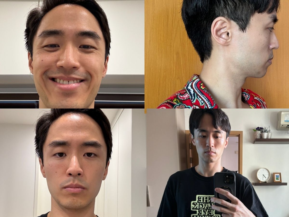 Example selfies uploaded